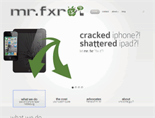 Tablet Screenshot of mrfxr.com